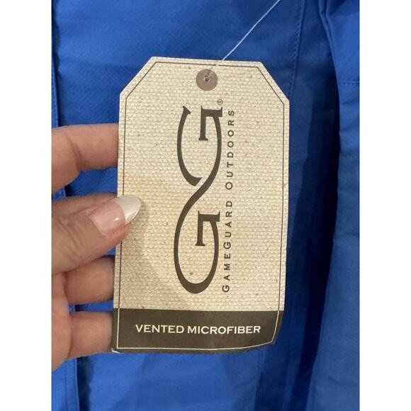 NWT Game Guard Vented Blue Color Microfiber Outdoor UVProtect Shirt Women's L - Picture 3 of 5